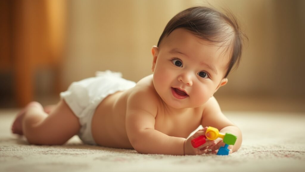 Babies Start Crawling