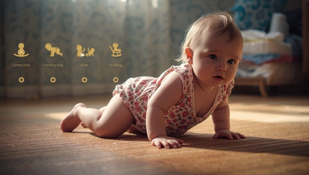 Babies Start Crawling