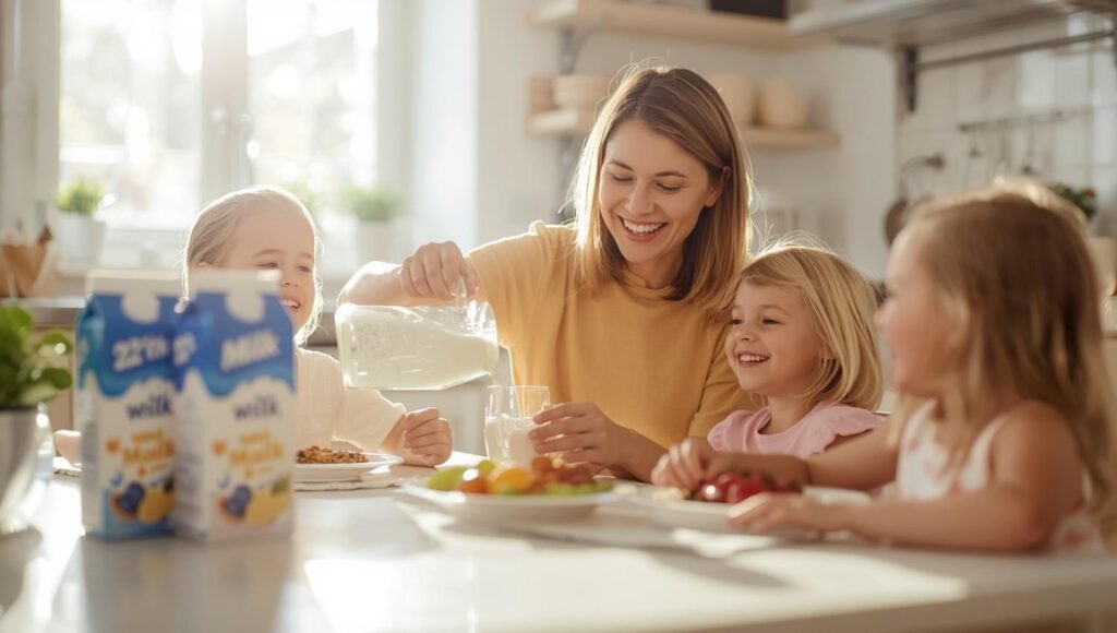 Whole, 2%, or Lower-Fat Milk