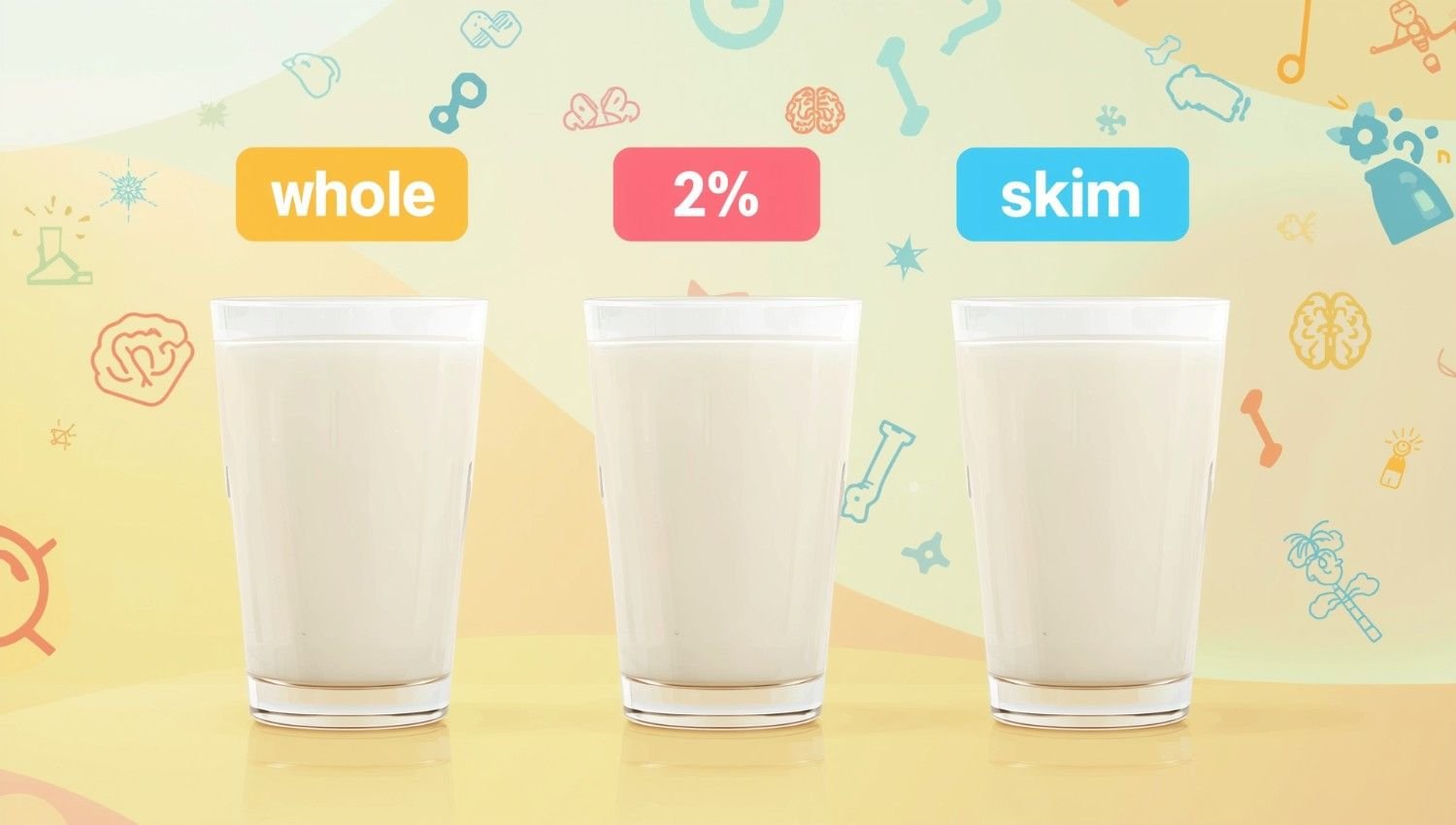 Whole, 2%, or Lower-Fat Milk
