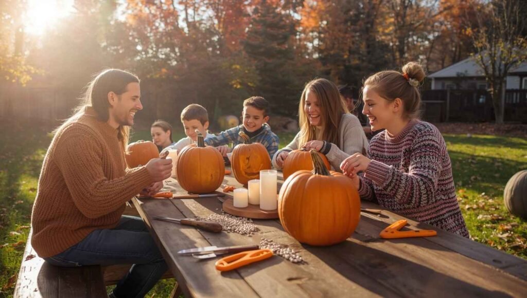 Teal Pumpkins for Halloween