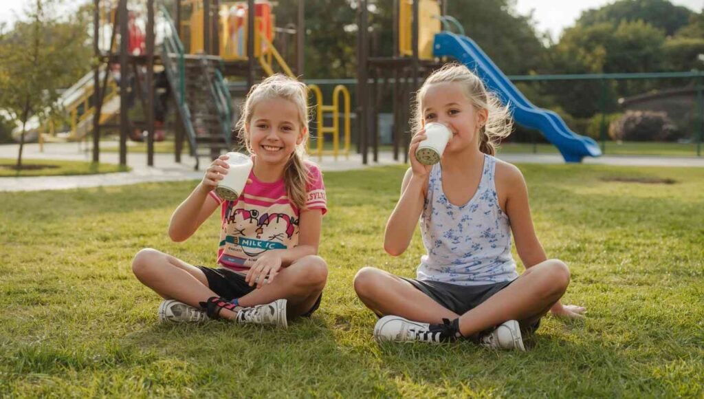 Kids Drink Chocolate Milk