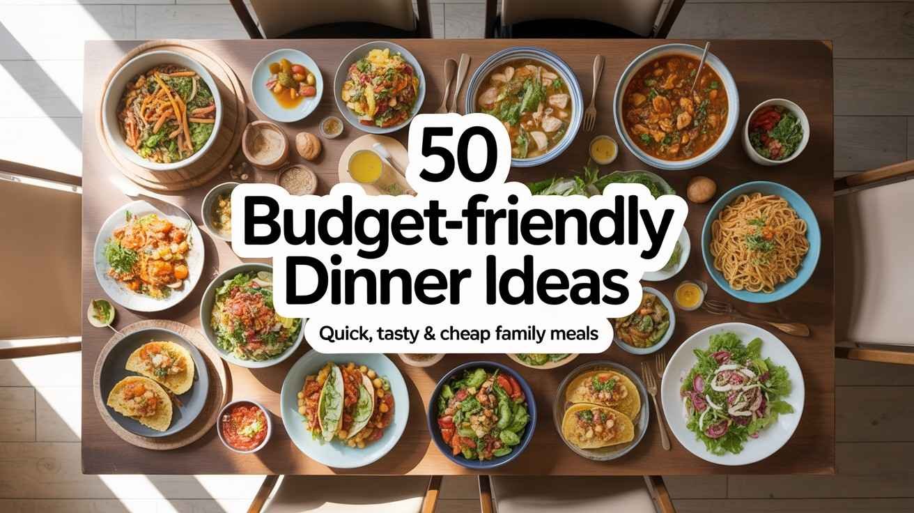 Quick, Tasty & Cheap: 50 Budget-Friendly Dinner Ideas for Families Who Love Good Food