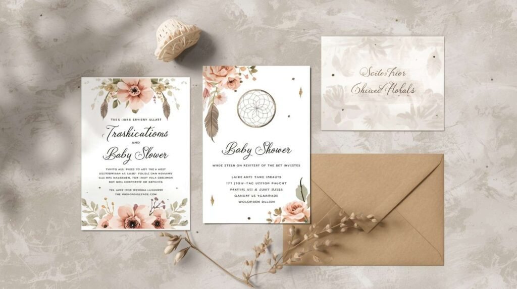 Bohemian Baby Shower Decor: Dreamcatchers, Florals & Cozy Vibes – A Soft, Free-Spirited Celebration for Modern Moms